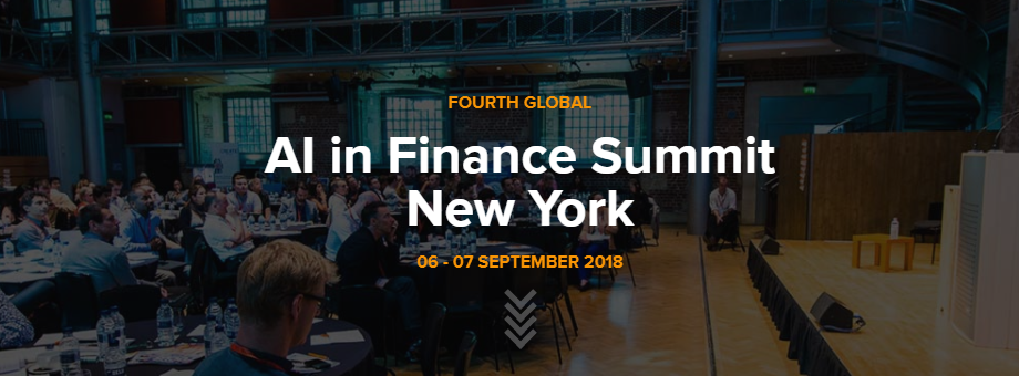 ai-finance FinTech events in 2018