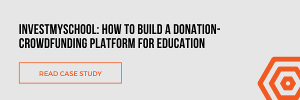 how to build a donation crowdfunding platform for education case study
