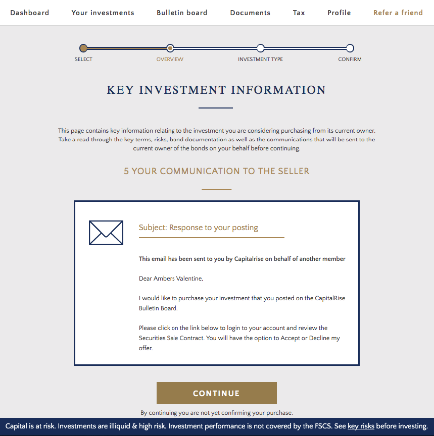 capitalrise_secondary_step_1 How secondary market in equity crowdfunding works?