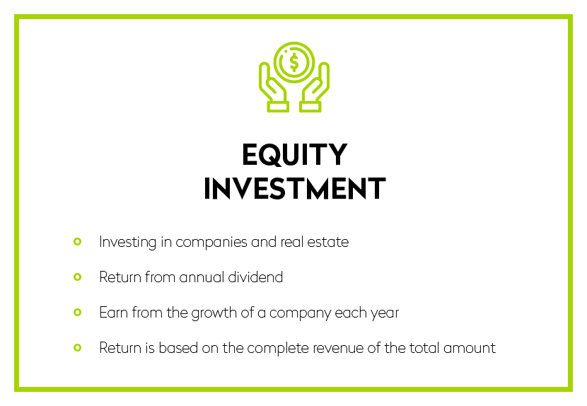 what-is-equity-investment What are the differences between debt and equity investment?