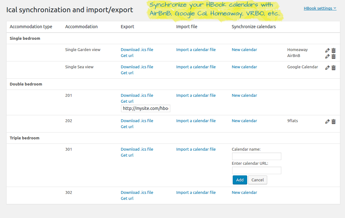 ical-synchronization How to create a hotel booking website with WordPress: most important features and design tips