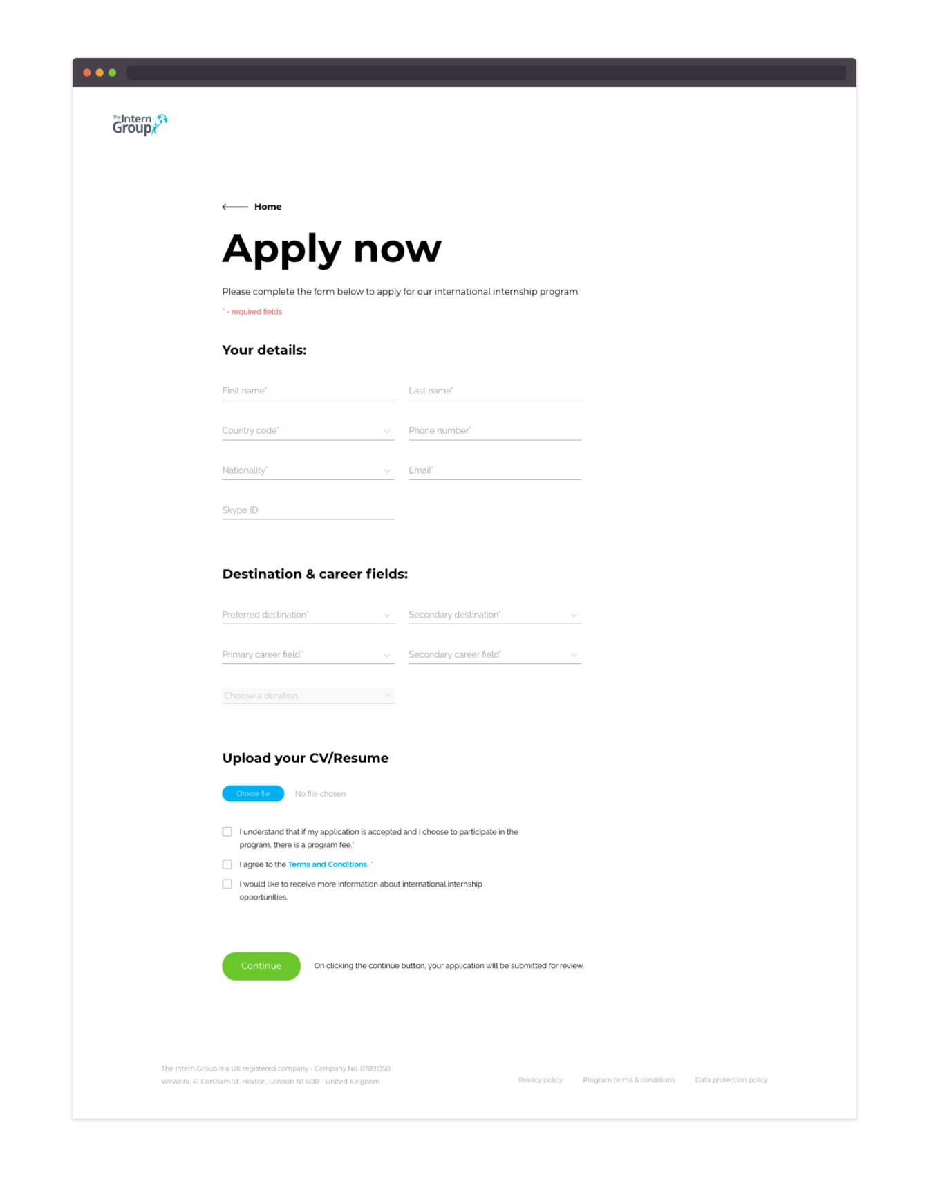 The Intern Group – global internship provider | JustCoded