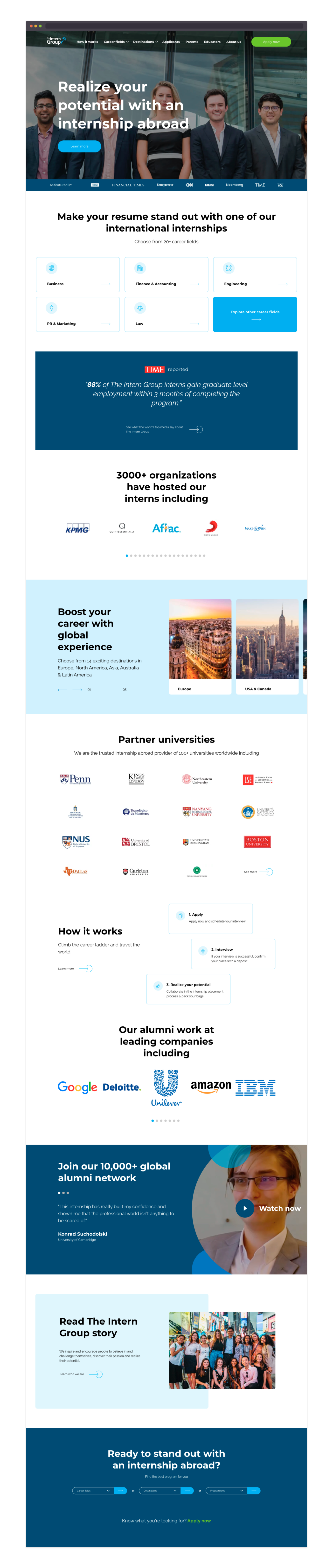 The Intern Group – global internship provider | JustCoded