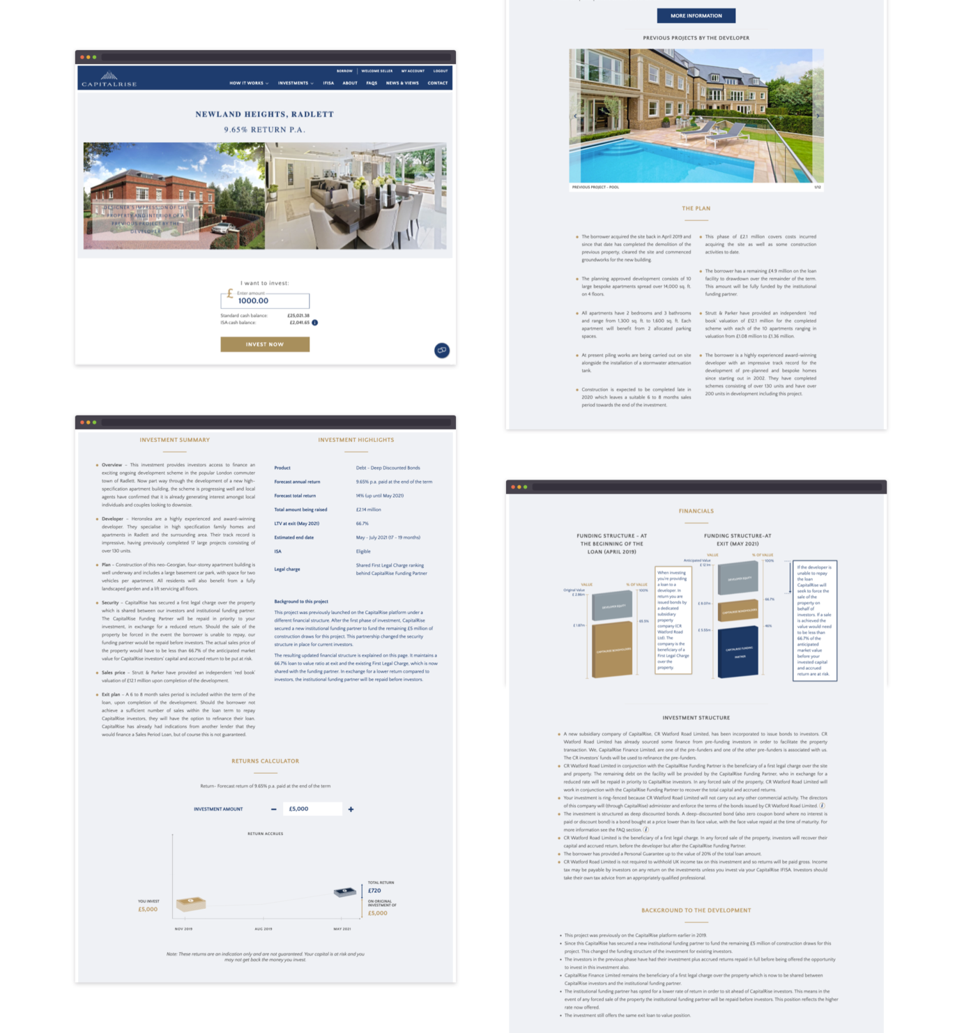 Capital Rise — property investment platform | JustCoded