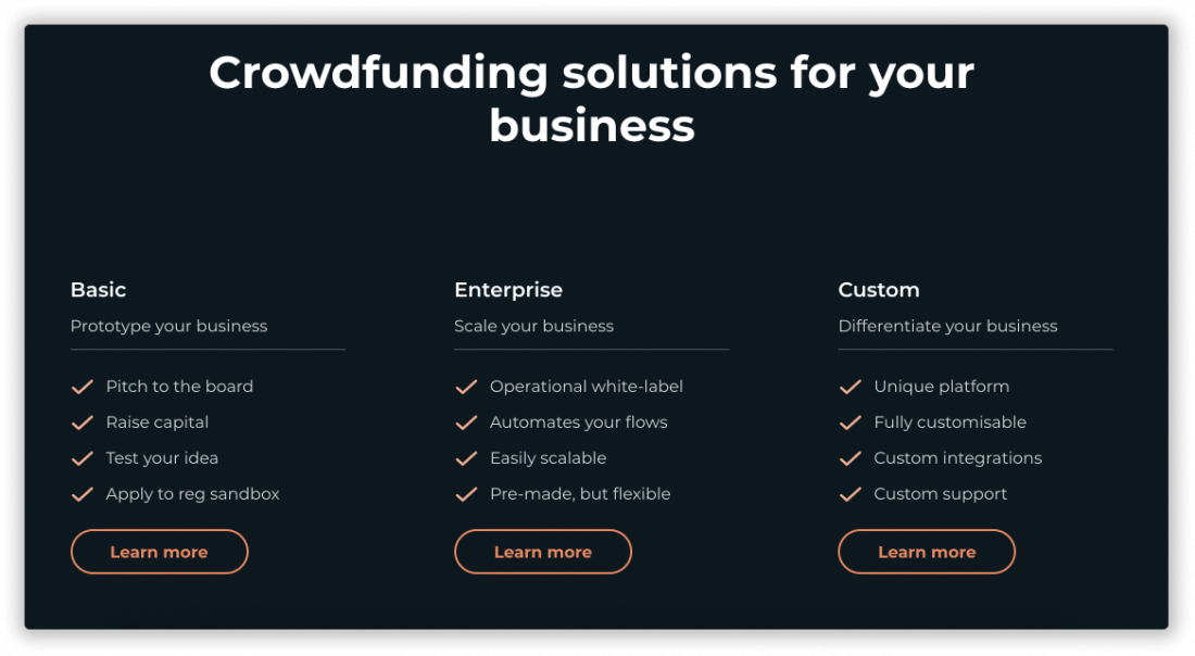 crowdfunding software pricing
